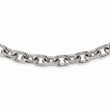 Stainless Steel Polished 8.5mm 24in Cable Chain