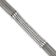 Stainless Steel Polished with CZ Multi Strand w/2.75in ext 11.75in Choker N