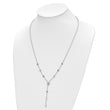 Stainless Steel Polished Triangles 24in Necklace