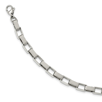 Stainless Steel Link 22in Necklace