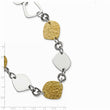 Stainless Steel Yellow IP-plated Fancy Link Necklace