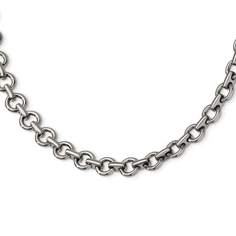 Stainless Steel Polished Links 20in Necklace
