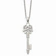 Stainless Steel Key Pendant Necklace