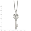 Stainless Steel Key Pendant Necklace