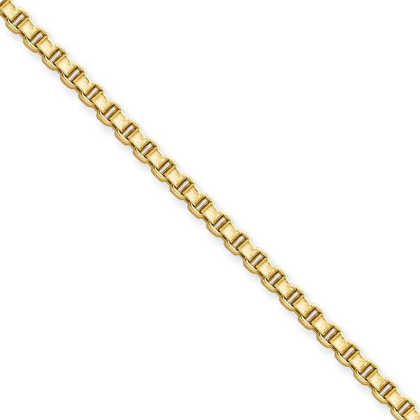 Stainless Steel IP Gold-plated 2.4mm 24in Box Chain