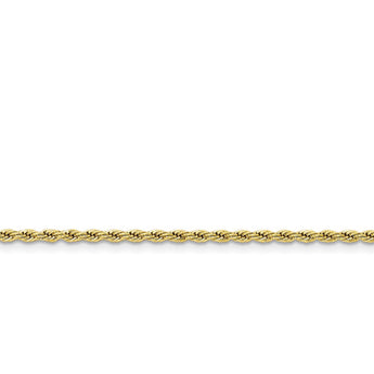Stainless Steel IP Yellow-plated 2.4mm 30in Rope Chain