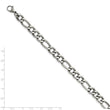 Stainless Steel 8.4mm 24in Figaro Chain
