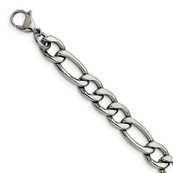 Stainless Steel 8.4mm 24in Figaro Chain