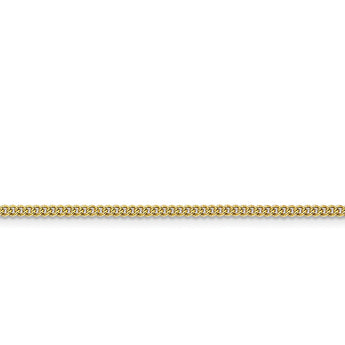 Stainless Steel IP Gold-plated 2.25mm 24in Round Curb Chain