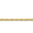 Stainless Steel IP Gold-plated 4.0mm 30in Round Curb Chain