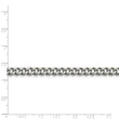 Stainless Steel 6.75mm 24in Curb Chain