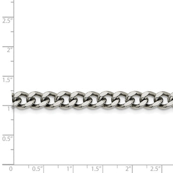 Stainless Steel 7.5mm 24in Curb Chain