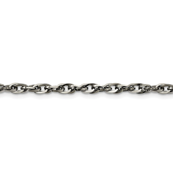 Stainless Steel 4.2mm Fancy Twisted Link Necklace