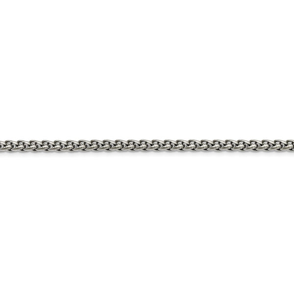 Stainless Steel 5mm Wheat 24in Chain