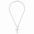 Stainless Steel Polished Fancy Cross Necklace