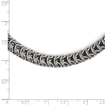 Stainless Steel Fancy 22in Necklace