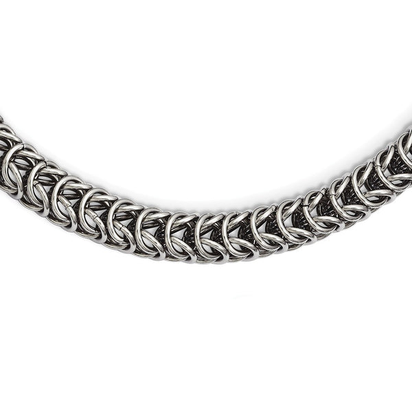 Stainless Steel Fancy 22in Necklace