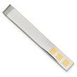Stainless Steel Yellow IP-plated Tie Bar / Money Clip
