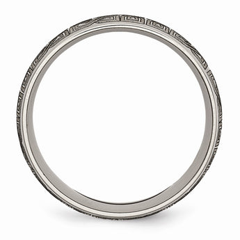 Titanium 8mm Polished Band