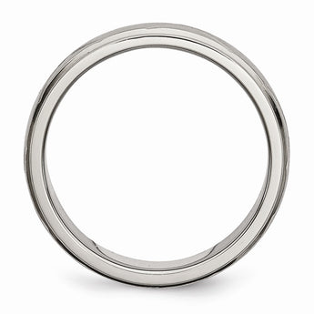 Titanium X-Design 6mm Satin Band