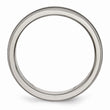 Titanium Enameled Grooved 6mm Satin Band