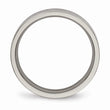 Titanium Polished Flat Comfort Back Ring
