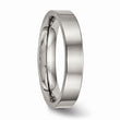 Titanium Polished Flat Comfort Back Ring