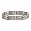 Titanium Brushed and Polished 8.75in Bracelet