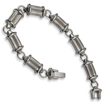 Titanium Brushed and Polished 9in Bracelet