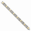 Titanium Yellow IP-Plated 8.5in Bracelet