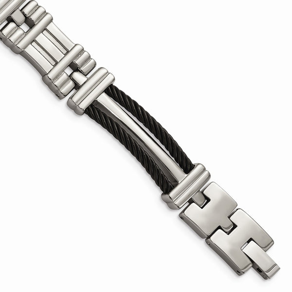 Titanium Black Plated 8.5in Bracelet