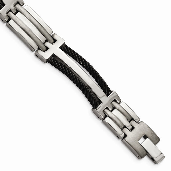 Titanium Black Plating 8.5in Bracelet