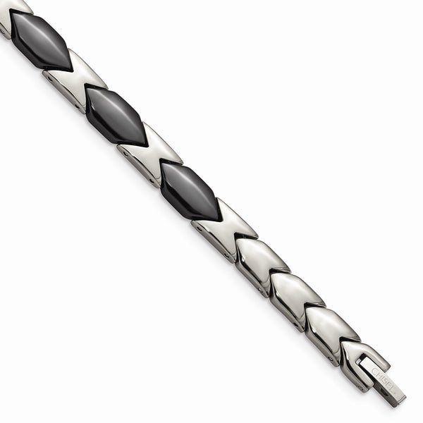 Titanium Black Ceramic 7.5in Bracelet