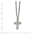 Titanium Cross 22in Necklace