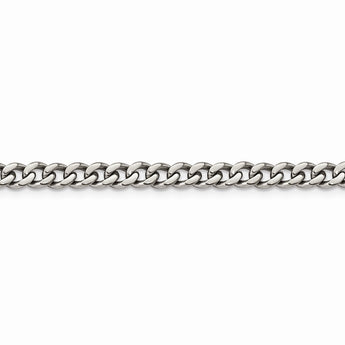Titanium Polished 5.5mm 24in Curb Chain