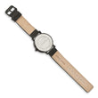 Chisel Matte Black IP-plated Blue Dial Watch